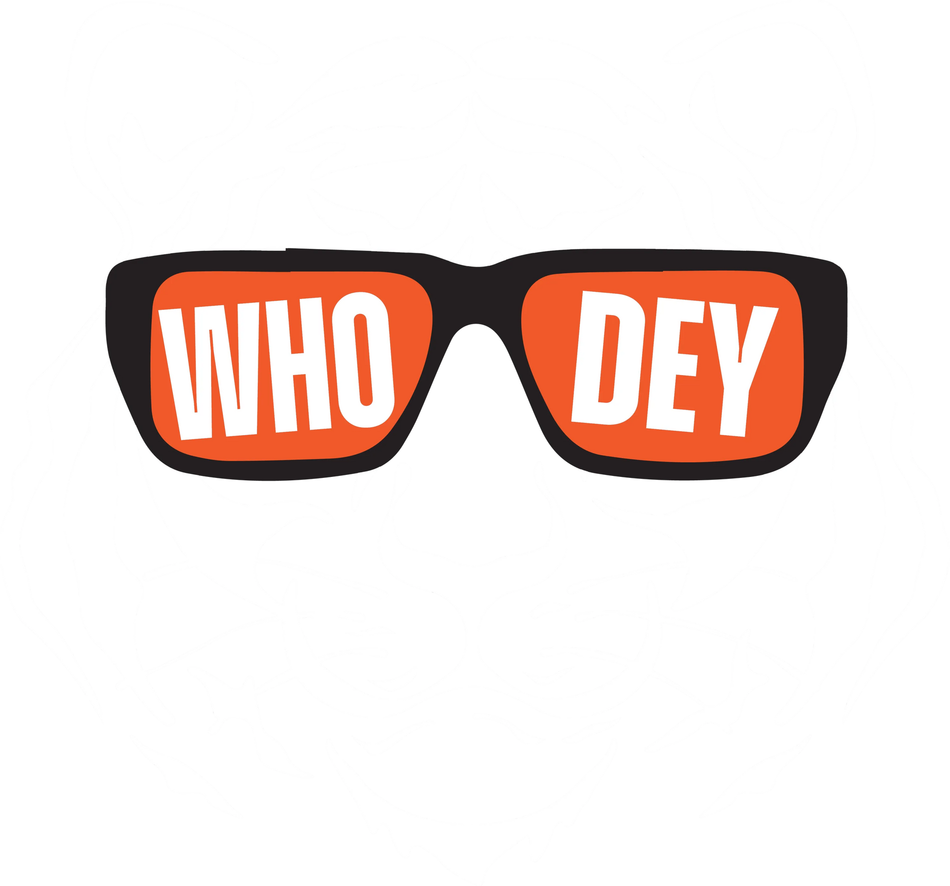 CB25 - "Who Dey White Tiger" DTF Transfer, DTF Transfer, Apparel & Accessories, Ace DTF