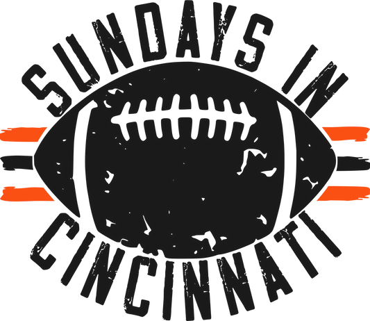 CB31 - "Sundays in Cincy" DTF Transfer, DTF Transfer, Apparel & Accessories, Ace DTF