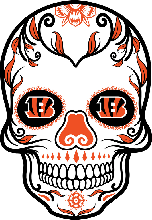 CB5 - "Bengals Skull" DTF Transfer, DTF Transfer, Apparel & Accessories, Ace DTF