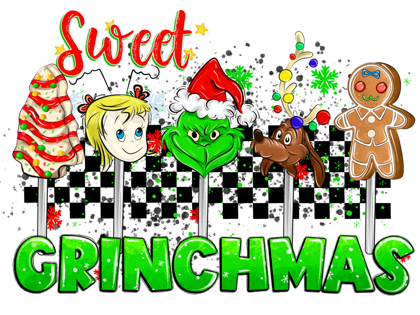 CH17 SWEET GRINCHMAS, DTF Transfer, Apparel & Accessories, Ace DTF
