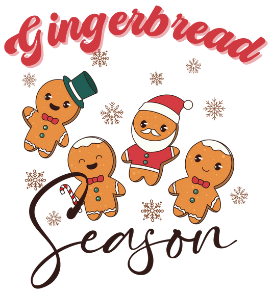 CH4 GINGERBREAD SEASON, DTF Transfer, Apparel & Accessories, Ace DTF