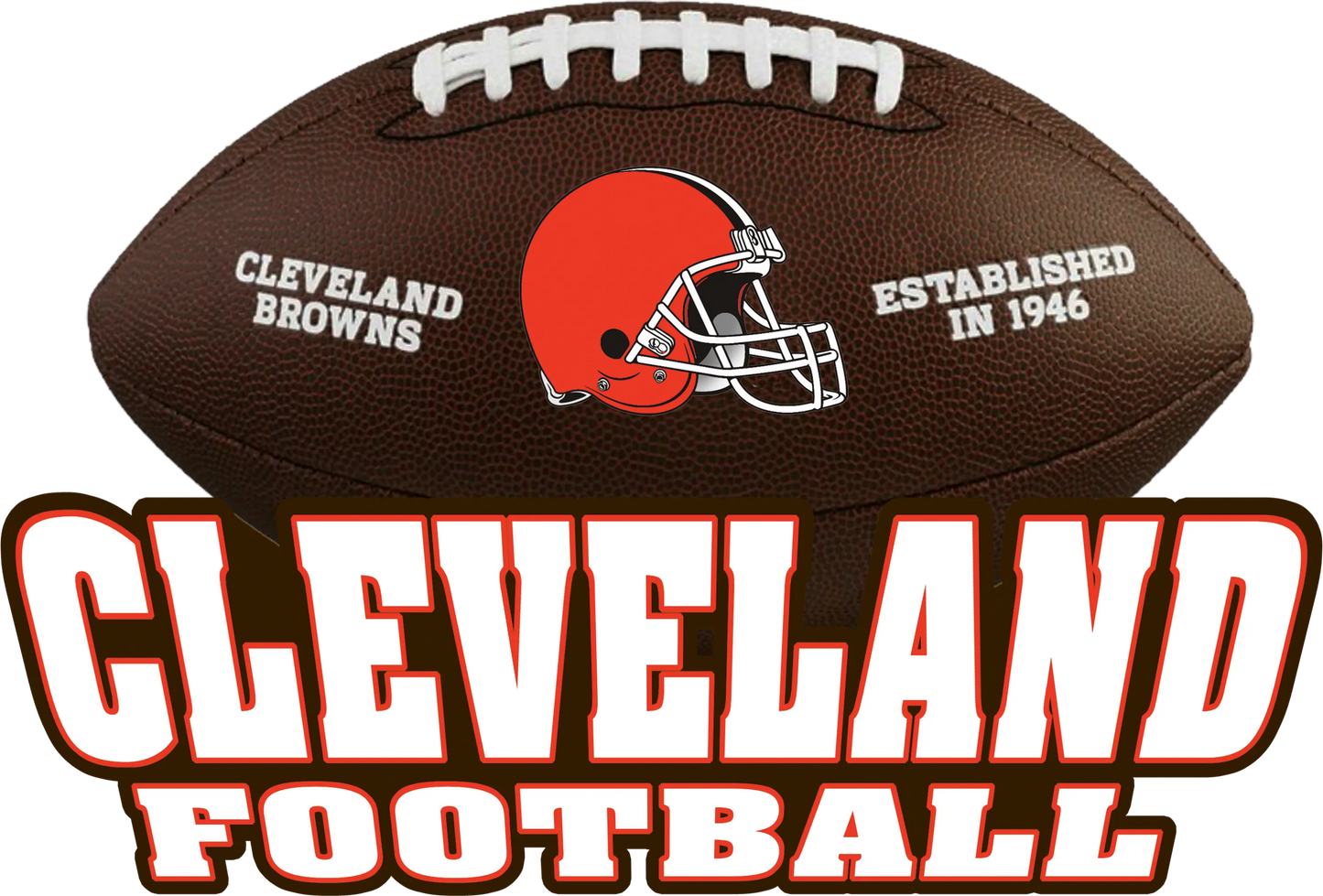 CLB10 - Cleveland Football, DTF Transfer, Apparel & Accessories, Ace DTF