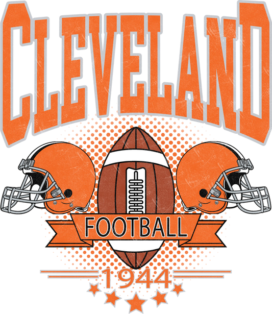 CLB5 - "Cleveland Football 1944" DTF Transfer, DTF Transfer, Apparel & Accessories, Ace DTF