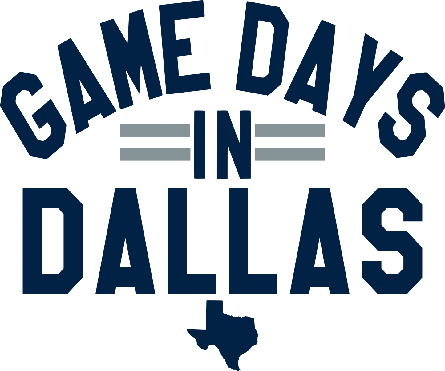 GD2 - Game Days in Dallas DTF Transfer, DTF Transfer, Apparel & Accessories, Ace DTF