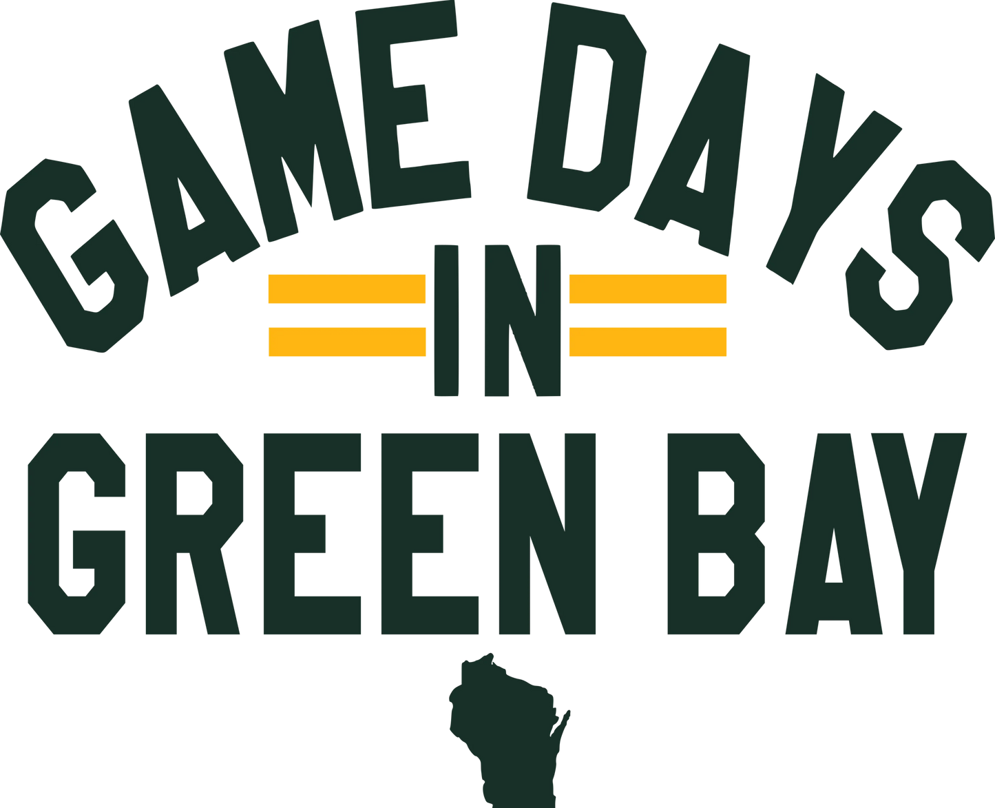 GD3 - Game Days in Green Bay DTF Transfer, DTF Transfer, Apparel & Accessories, Ace DTF