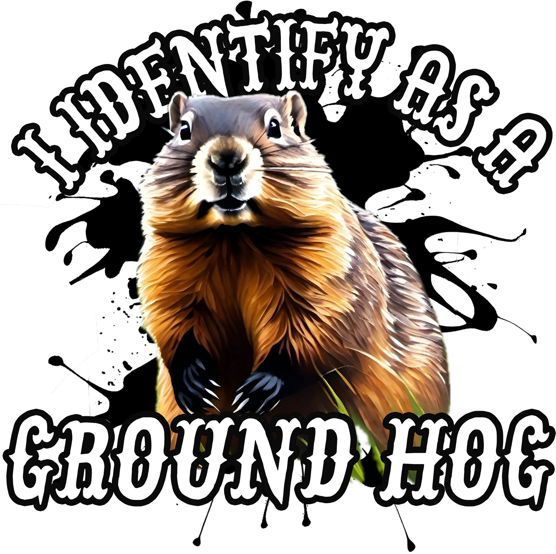 GH-2 I Identify Ground Hog, DTF Transfer, Apparel & Accessories, Ace DTF