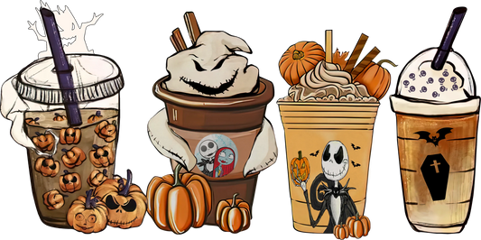 HW20 - Halloween Latte, DTF Transfer, Apparel & Accessories, Ace DTF