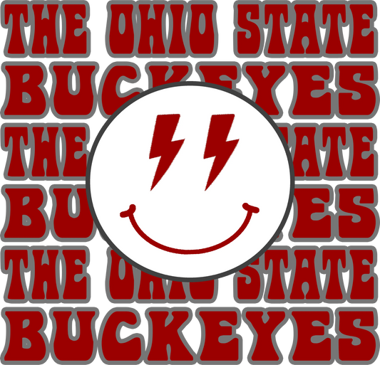 OSU4 - The OSU Smiley, DTF Transfer, Apparel & Accessories, Ace DTF