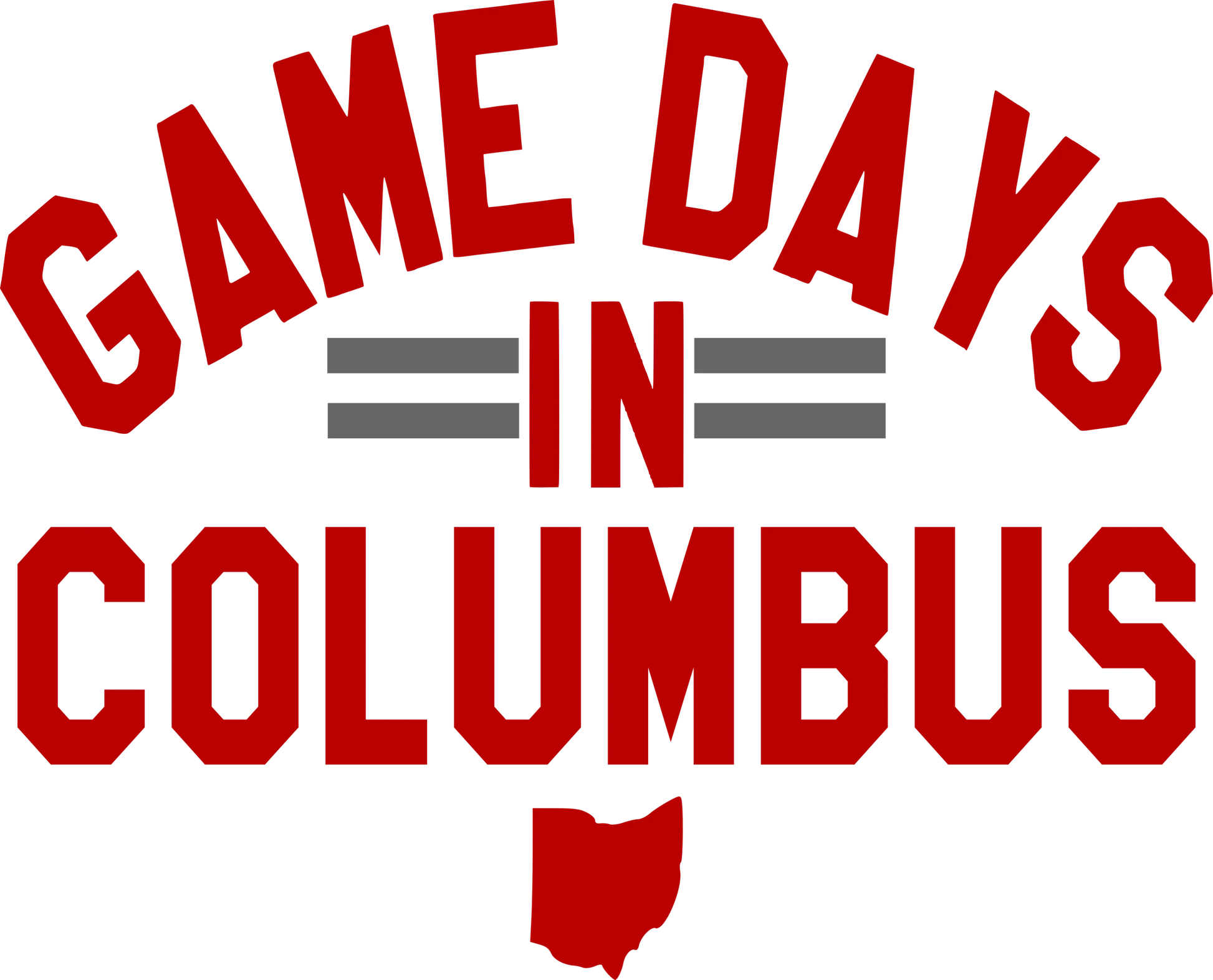 OSU6 - Game Days in Columbus, DTF Transfer, Apparel & Accessories, Ace DTF