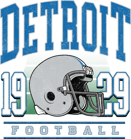 PO24-2 Detroit Helmet 1929, DTF Transfer, Apparel & Accessories, Ace DTF