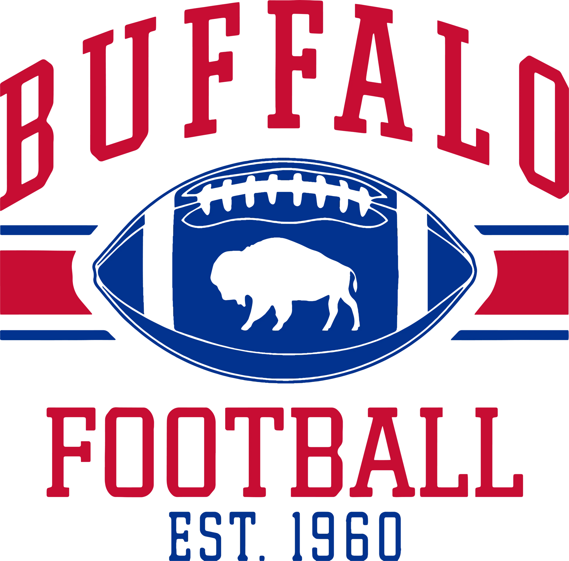 PO24-6 Buffalo Football, DTF Transfer, Apparel & Accessories, Ace DTF