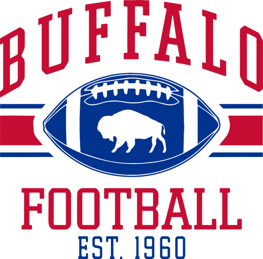 PO24-6 Buffalo Football, DTF Transfer, Apparel & Accessories, Ace DTF
