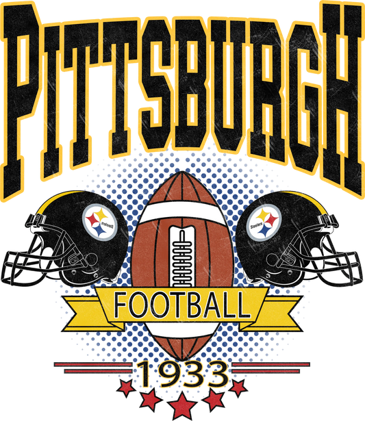 PS2 - Pittsburgh Football 1933, DTF Transfer, Apparel & Accessories, Ace DTF