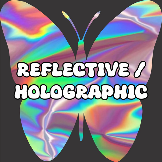 8x8 REFLECTIVE/HOLOGRAPHIC Custom DTF, DTF Transfer, Apparel & Accessories, Ace DTF