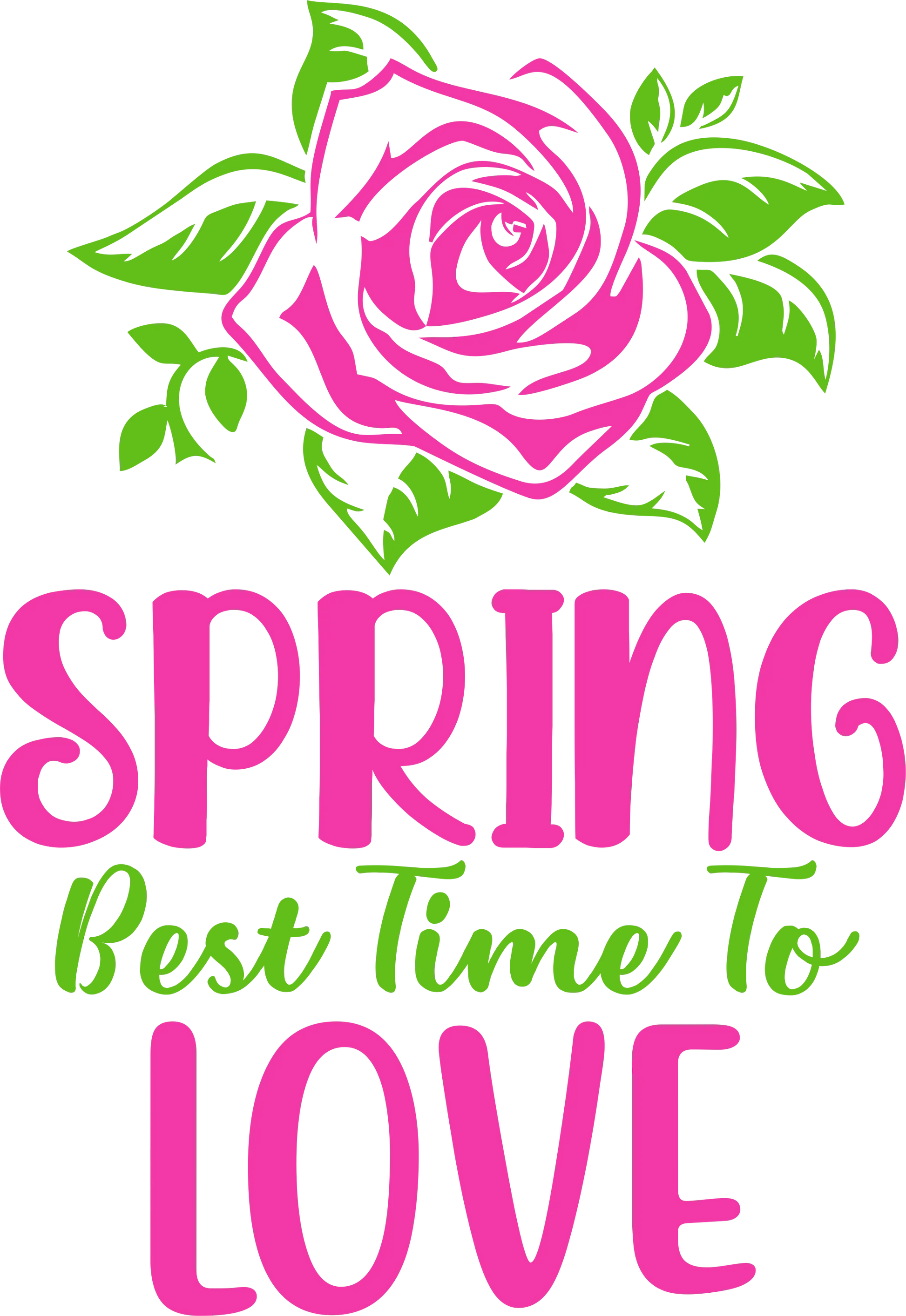 SEF 2  - "Spring-Best Time to Love" DTF Transfer, DTF Transfer, Apparel & Accessories, Ace DTF