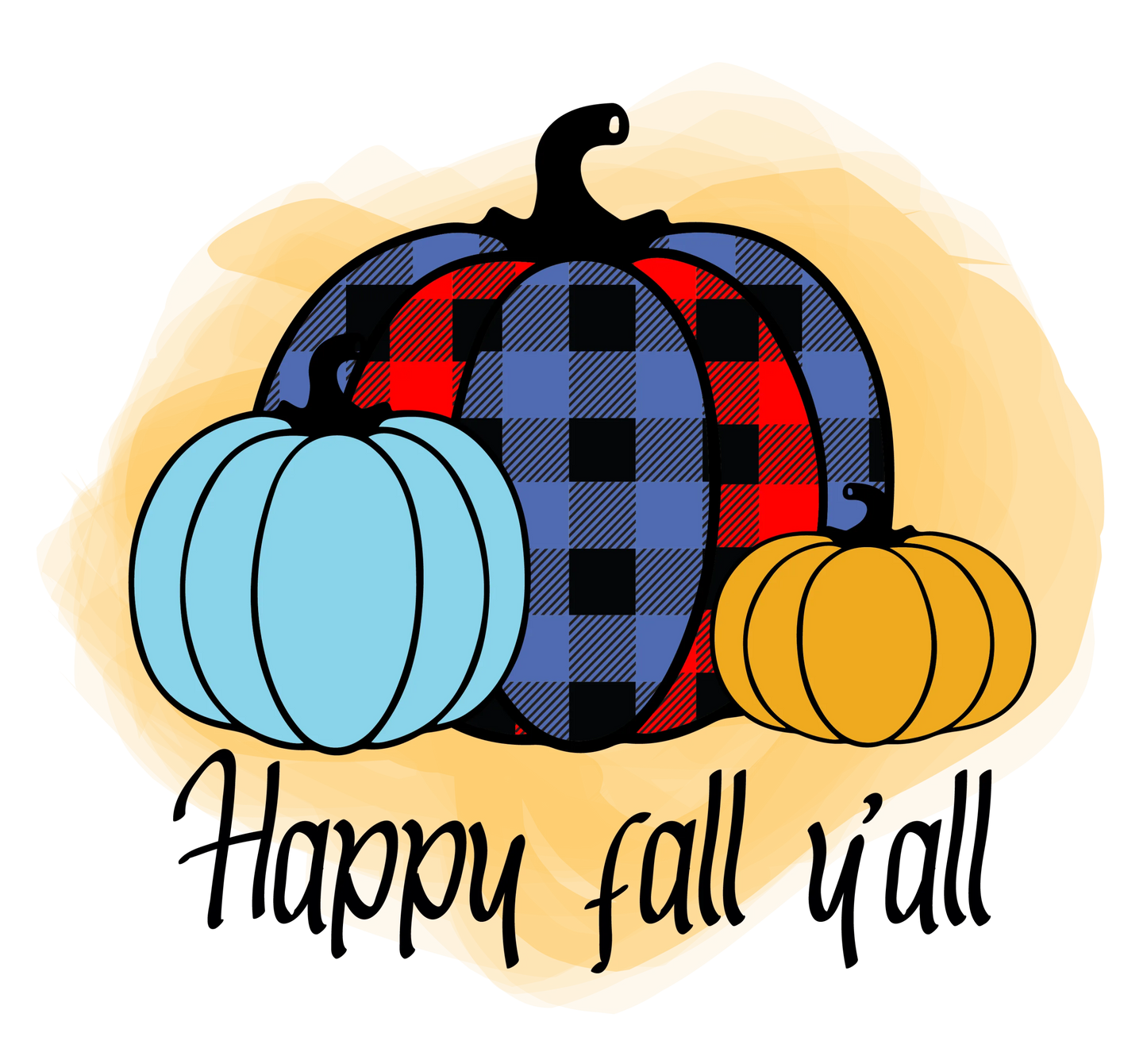 TA22 Happy Fall #2, DTF Transfer, Apparel & Accessories, Ace DTF