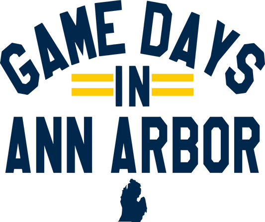 UM1 - Game Days in Ann Arbor, DTF Transfer, Apparel & Accessories, Ace DTF