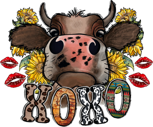 V30 - "Cow XOXO" DTF Transfer