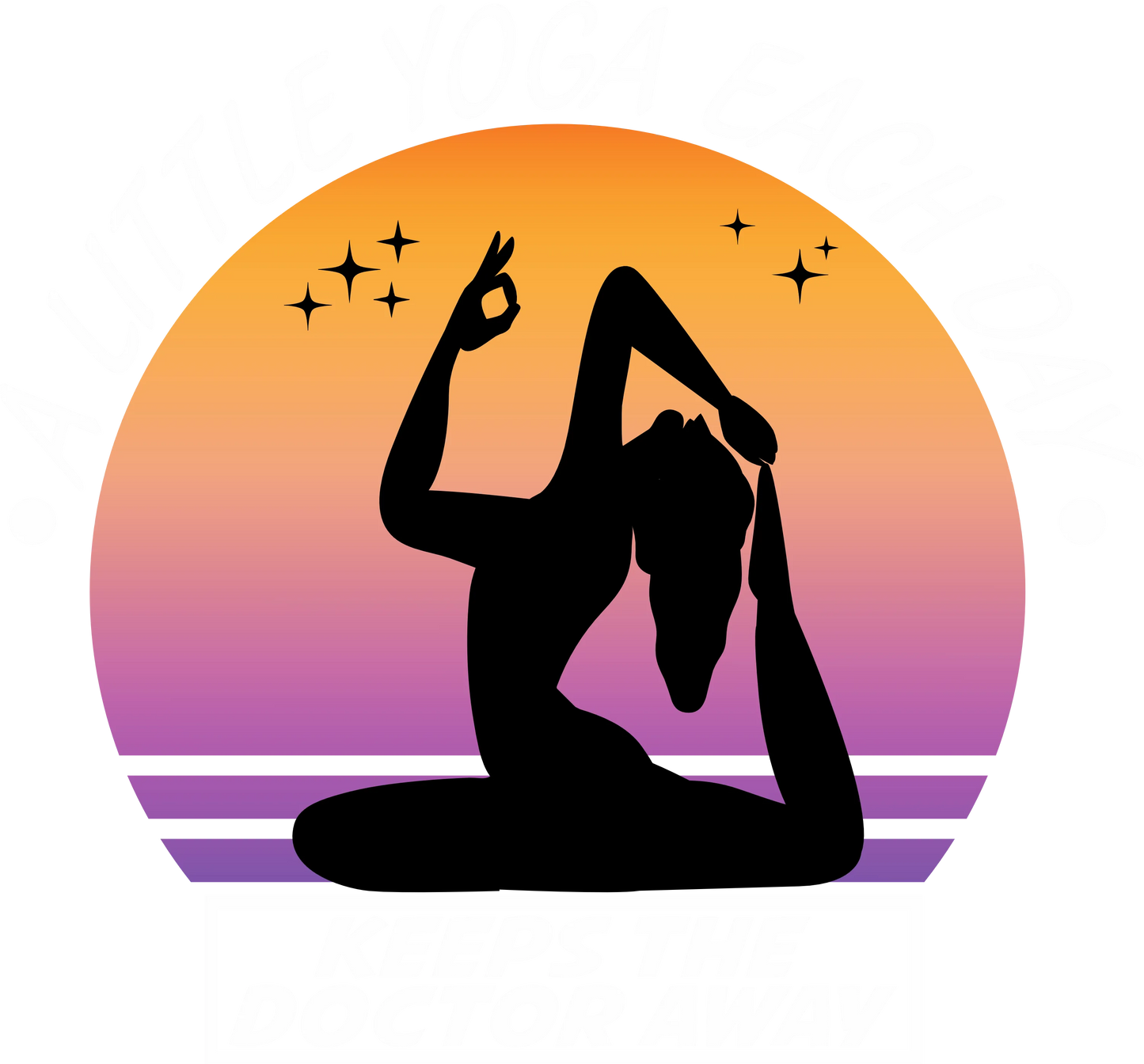 WO7 - Little Yoga, DTF Transfer, Apparel & Accessories, Ace DTF