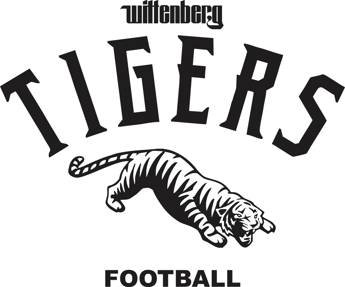 WU3 - Tigers Football, DTF Transfer, Apparel & Accessories, Ace DTF